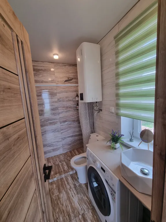 Гостевой дом с террасой, панорамной баней и чаном