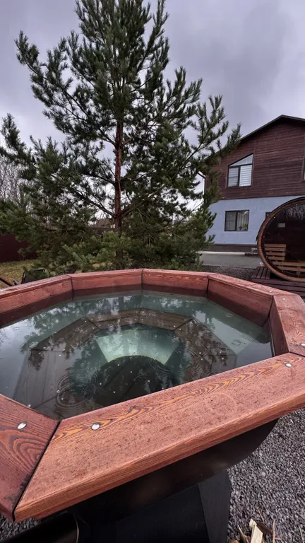 Коттедж с баней и чаном