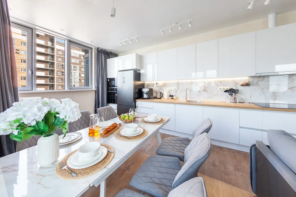 Апартаменты с 3-мя спальнями с видом на море