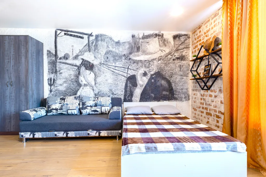 Студия в жк атлантида в ковбойском стиле