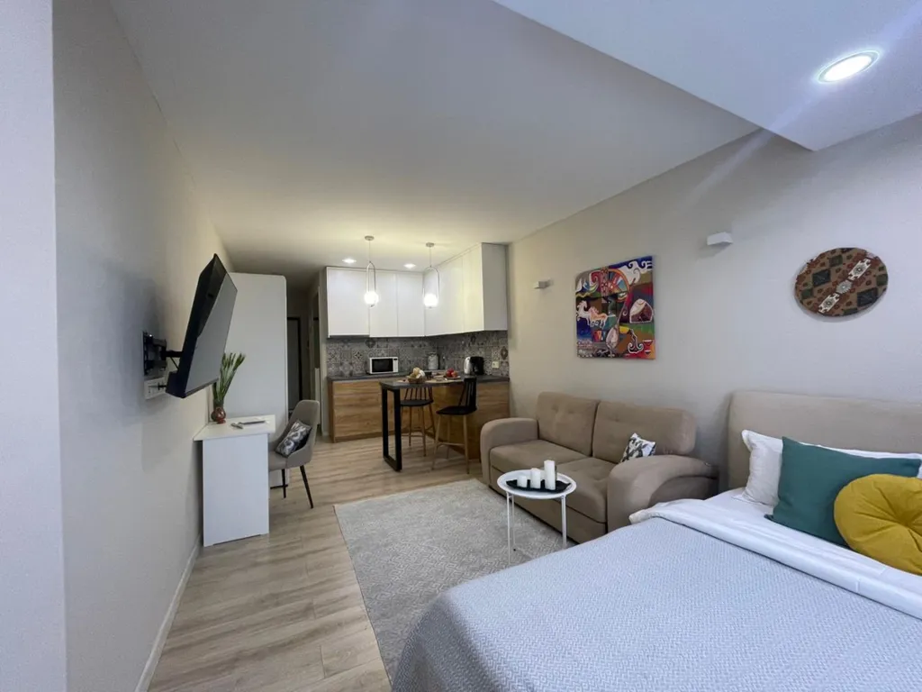 Этно студия Жетысу с прекрасным видом на горы