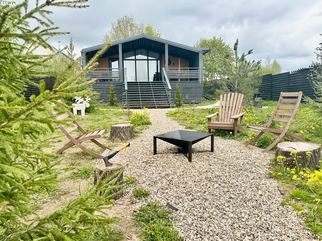 Дом Эльк - уютный коттедж с сауной на отдельном участке