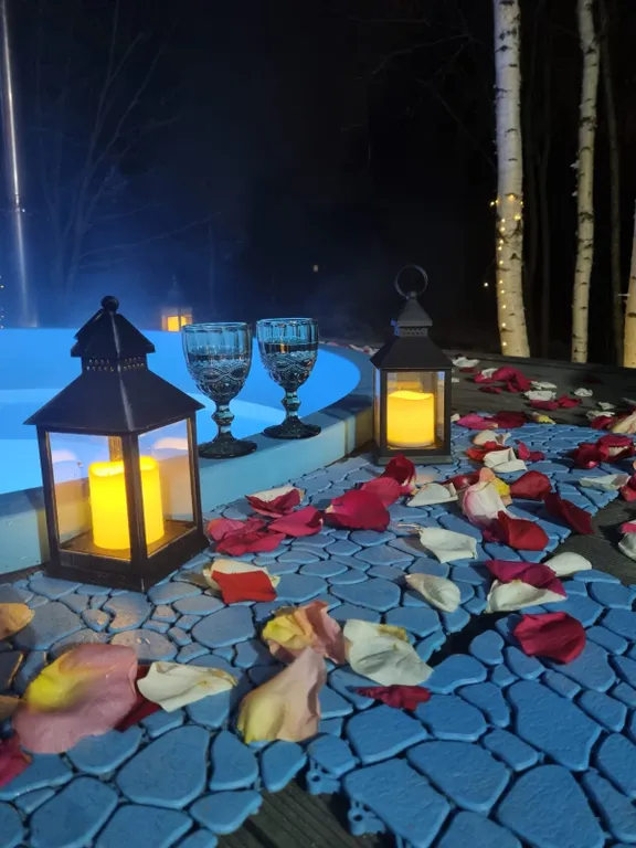 Домик для отдыха с собственным горячим чаном