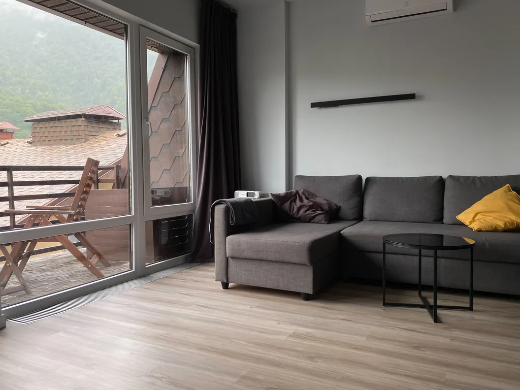 Апартаменты с террасой с видом на горные вершины