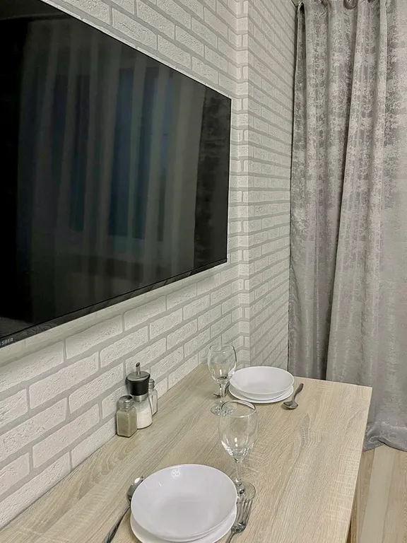 Новая студия  с 2-мя раздельными спальными местами от Город 18