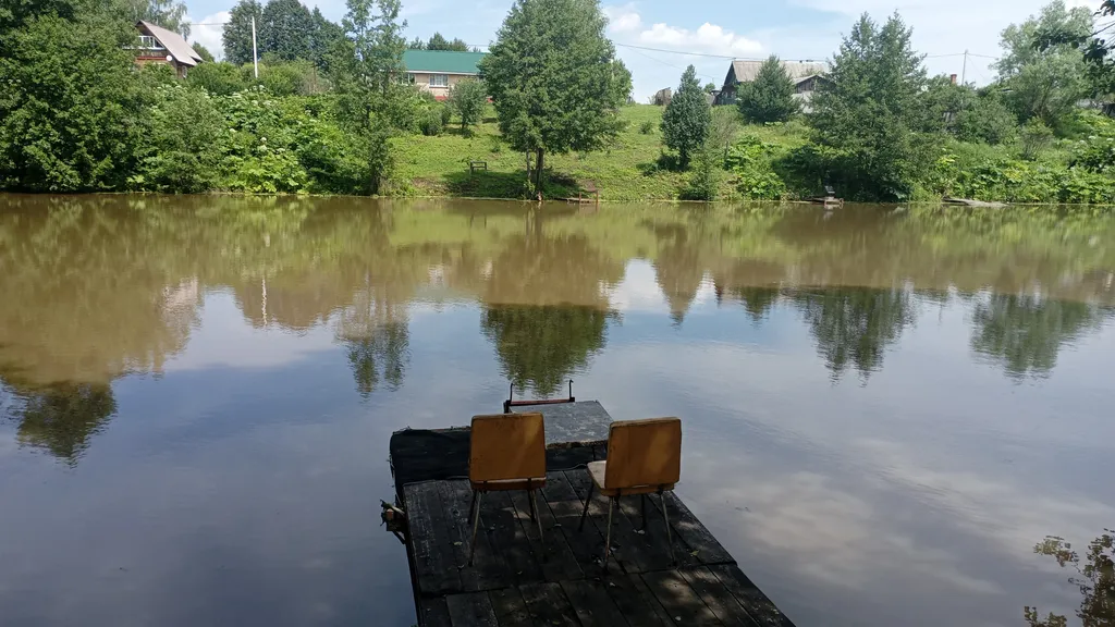 Уютный дом с выходом к пруду