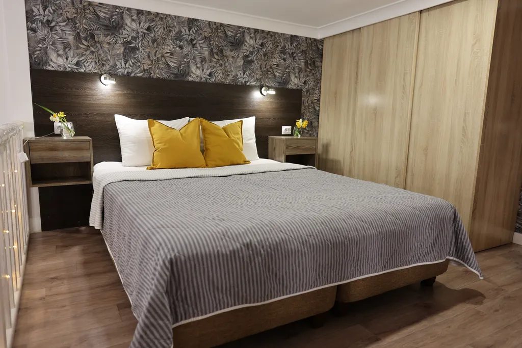 Квартира Квартира Студия Lux Red с балконом — Санкт-Петербург