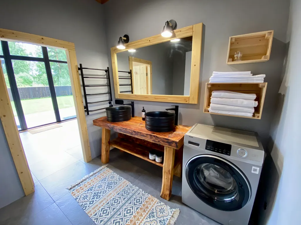 Дом-шале с печью-камином