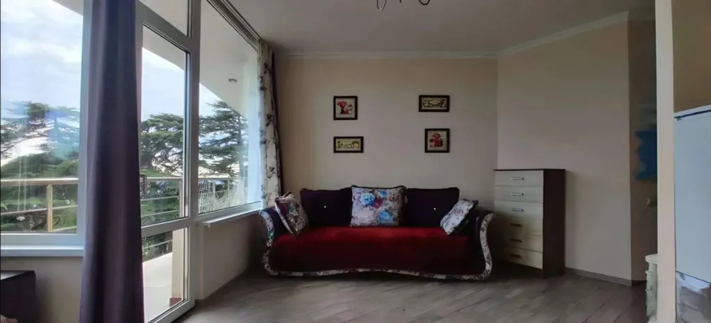 Апартаменты с видом на море, расписными стена и отдельной спальней