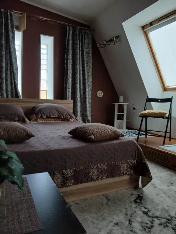 Атмосферная двухуровневая квартира с сауной