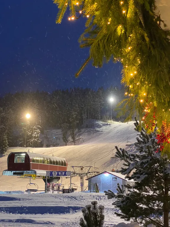 Коттедж Коттедж на берегу озера с видом на горнолыжный курорт и сауной внутри — Заозерный