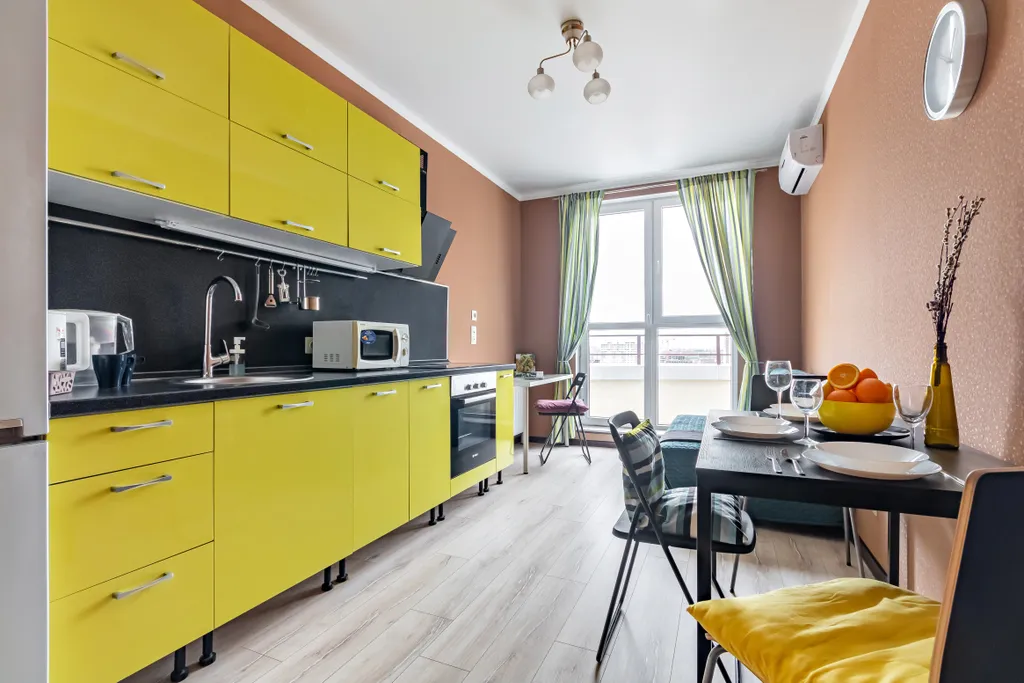 Квартира Стильная квартира для 6 гостей | жк «большой» | smart tv, балкон — Краснодар