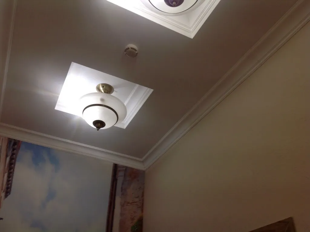 Красивый панорамный вид на закат с 23 этажа