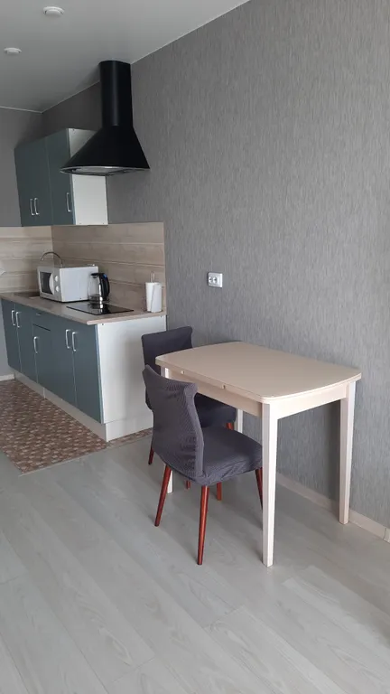 Уютная новая квартира студия в тихом микрорайоне