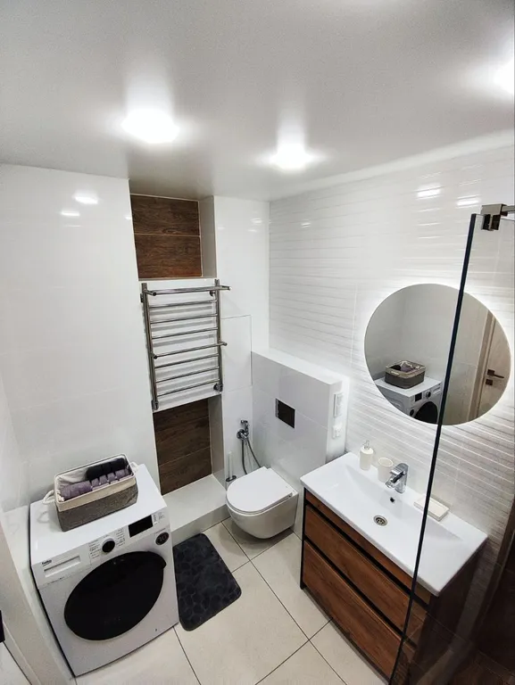 Современная, комфортная квартира-студия в светлых тонах