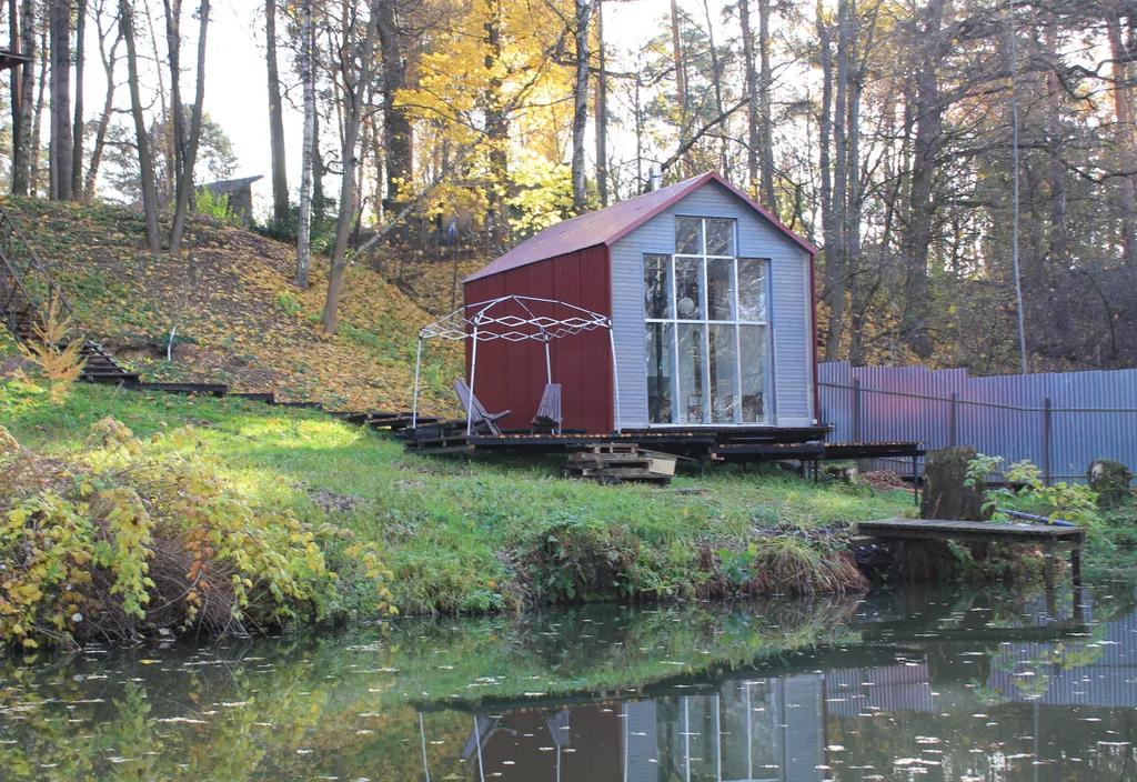 Коттедж Коттедж Сауна + уединённый барнхаус у пруда — Москва