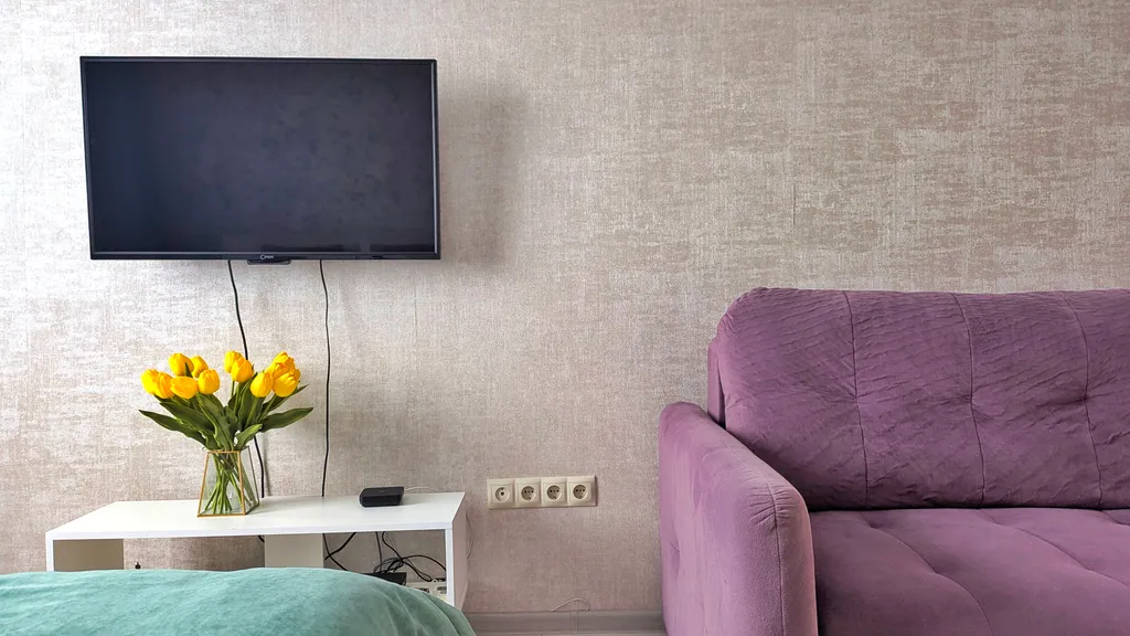 Светлая квартира c открытым балконом