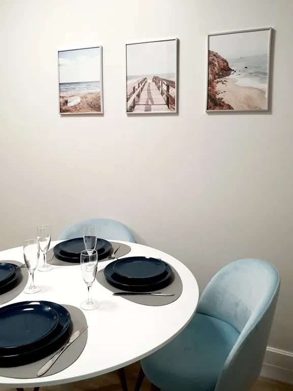 Стильная квартира с хорошим ремонтом в 5-ти минутах от пляжа