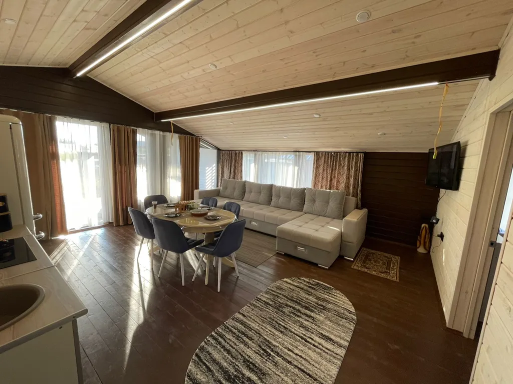 Коттедж Уютный домик на базе отдыха глэмпинге Салтыковские бани - Мир пара — Ганусово