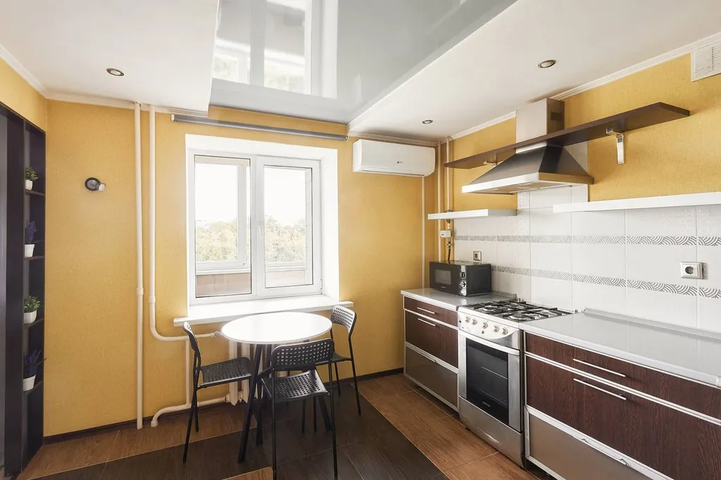 Большая 1-комнатная квартира с видом на парк и реку