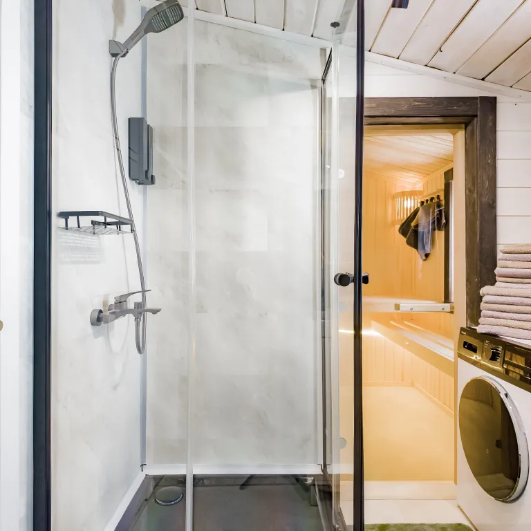 Дом c сауной и видом на лес