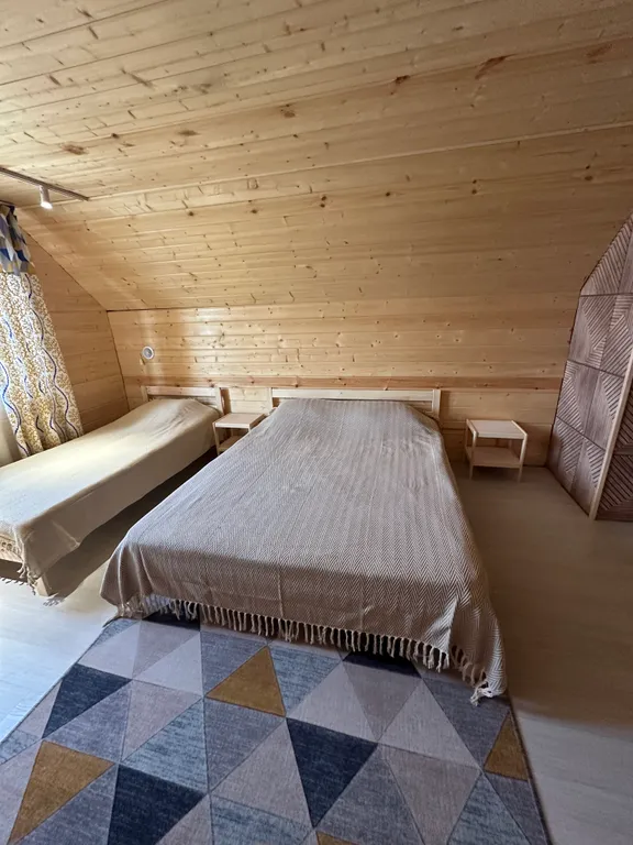 Дом-баня с бассейном и чаном