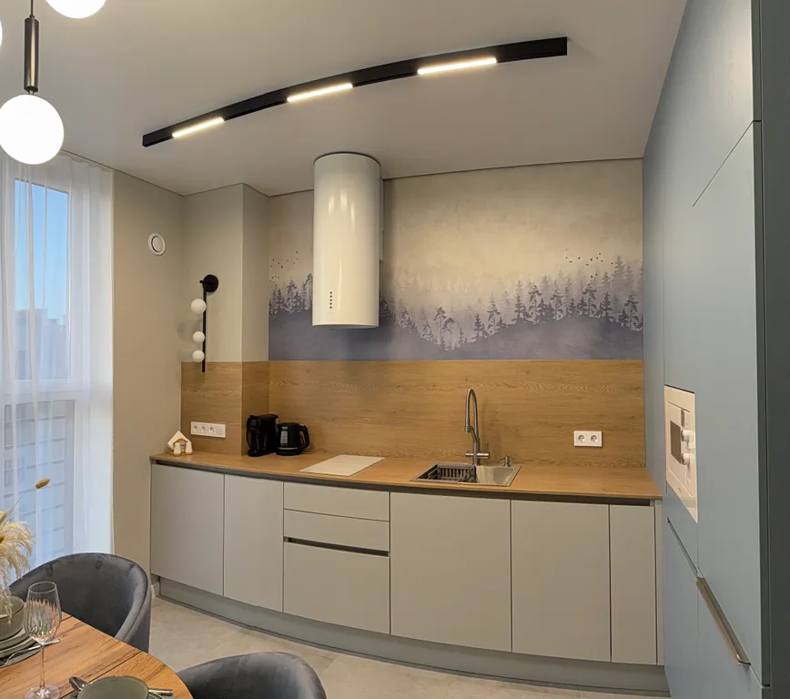 Семейная квартира с дизайнерским ремонтом и прекрасным видом из окон — аренда посуточно в Светлогорск