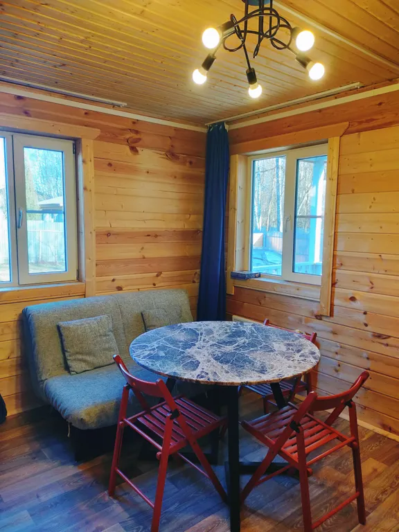 Дом с баней на дровах