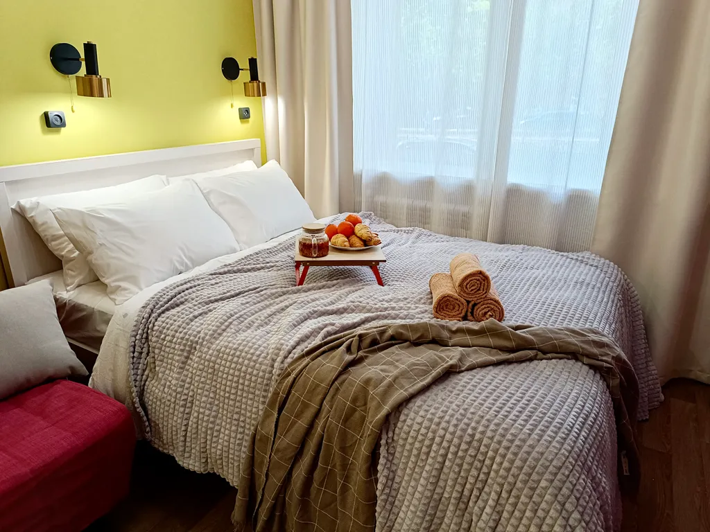 Стильная студия для семьи из 3х человек возле ЖД Вокзала