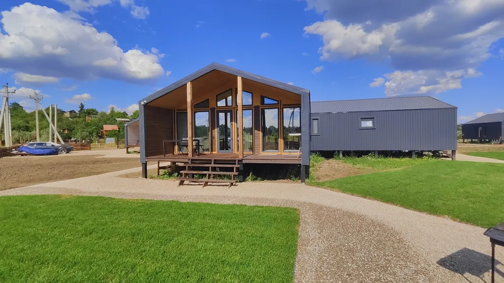 Глемпинг с видом на Волгу