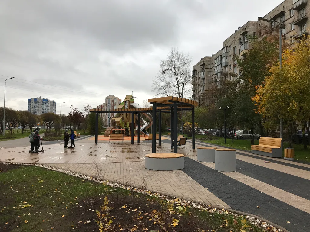 Семейная студия в тихом районе метро Звездная-Купчино