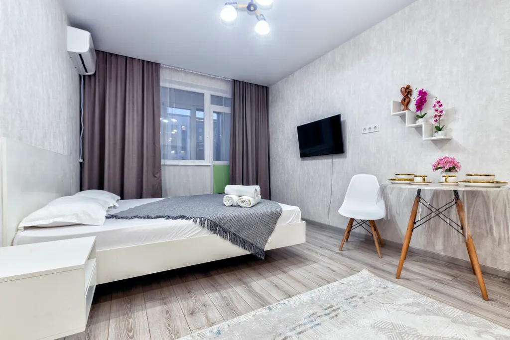 Светлая и современная 1-комнатная квартира