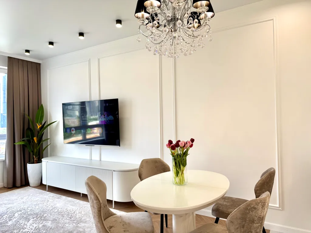 Квартира Квартира Роскошный дизайнерский 2-х комнатный люкс с видом реку и Москва-сити — Москва