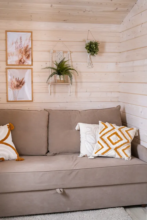 Коттедж Дом с видом на лес, сауной, 5 минут по лесной тропе до озера — Тосно