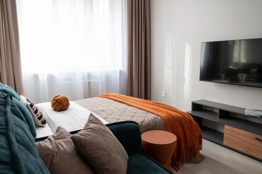 Квартира Квартира Апартамент LikeHome Orange вблизи парка Галицкого — Краснодар