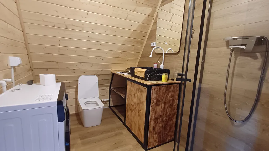 Дом 60m2 — чан для купания, кухня, Wi-Fi