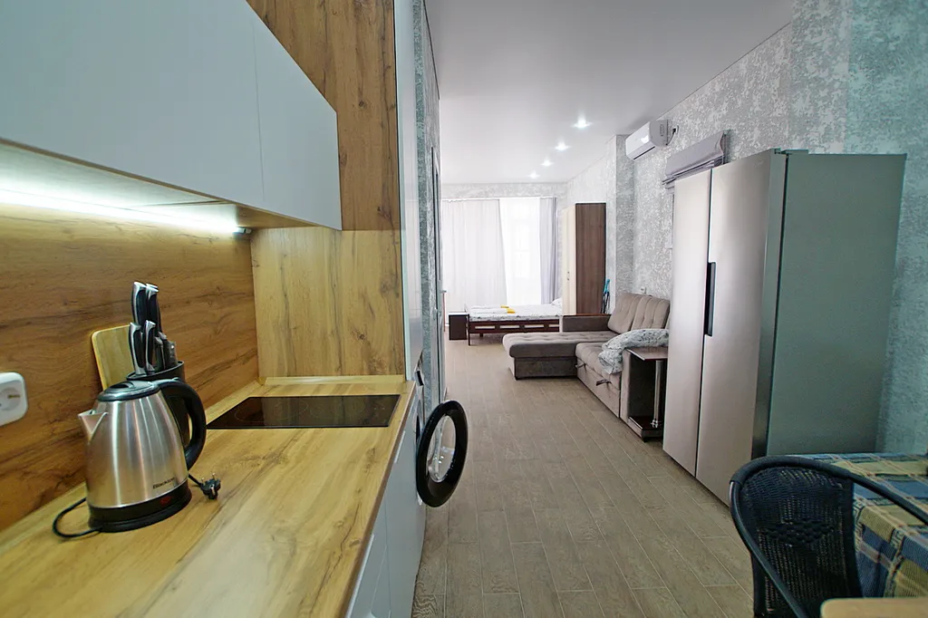 Квартира с витражными окнами