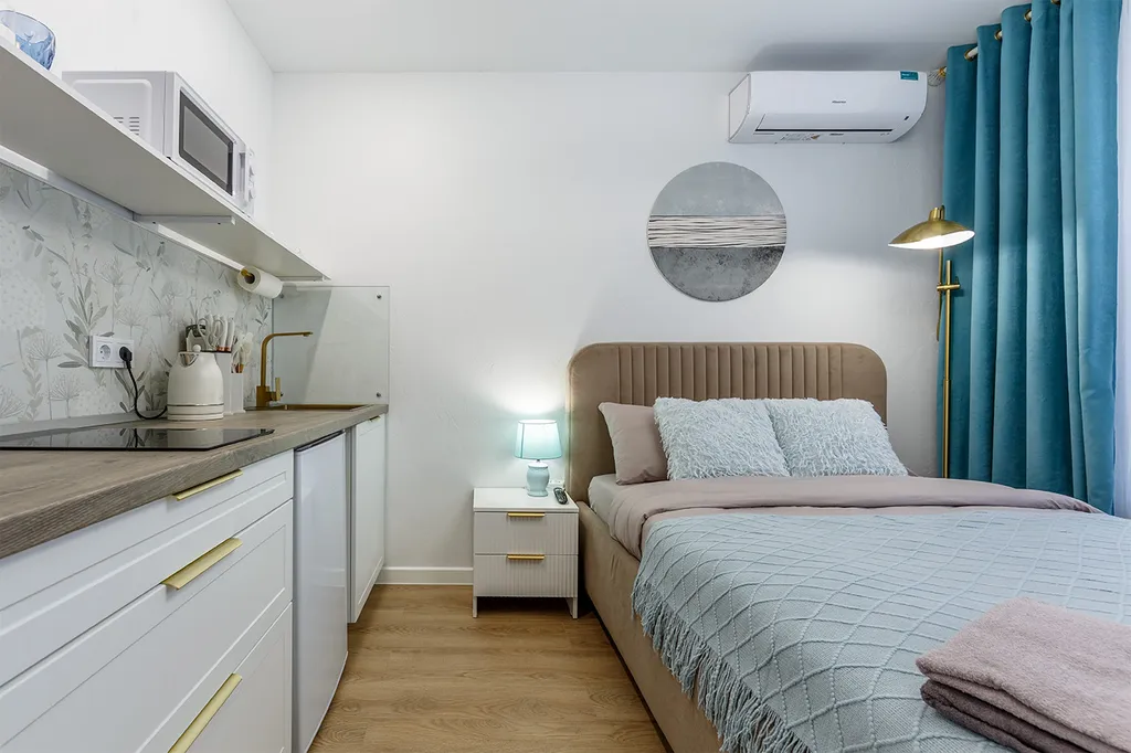 Уютная студия студия для 2-х