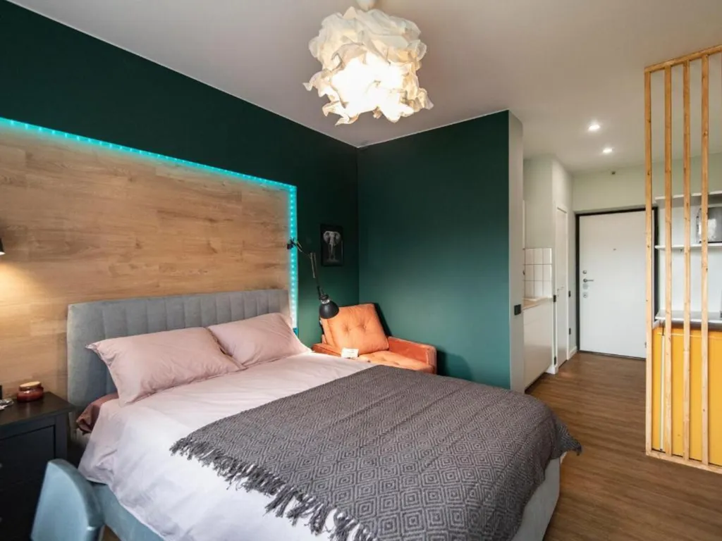 Стильная студия для 3 гостей в МФК Созвездие в центре города