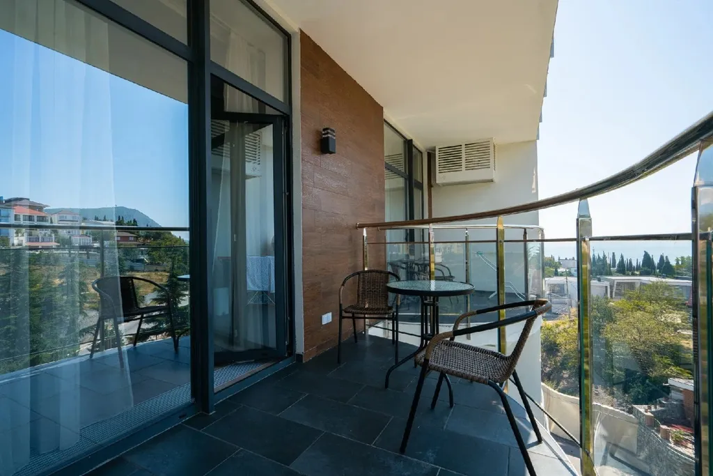 Уютные апартаменты, корпус Грибоедов, вид море/горы