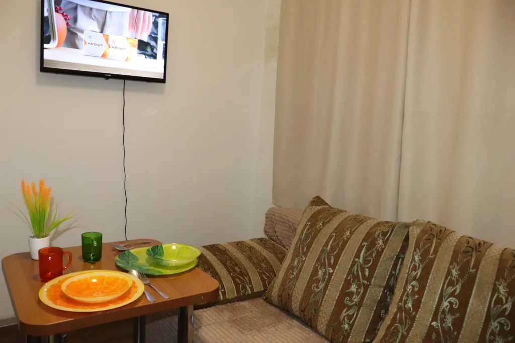 Тихая студия с двуспальным диваном у станции МЦД-4 Железнодорожная