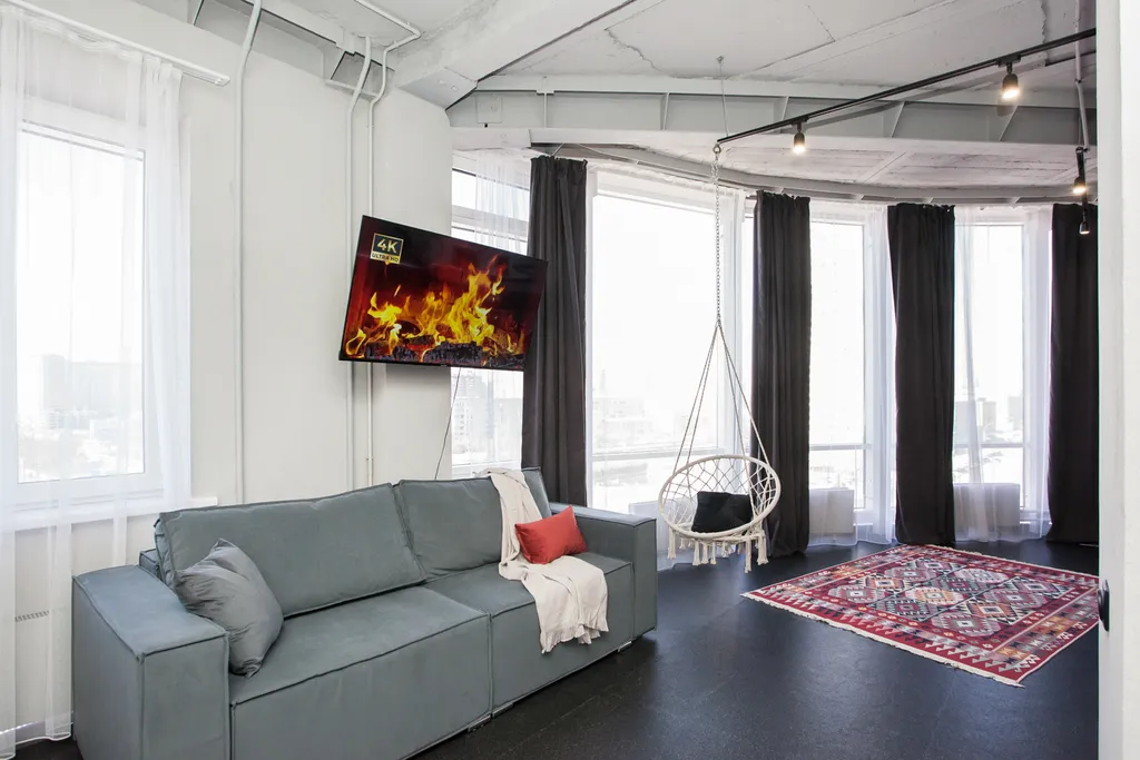 Квартира Апартаменты с панорамным окнами с видом на город — Новосибирск