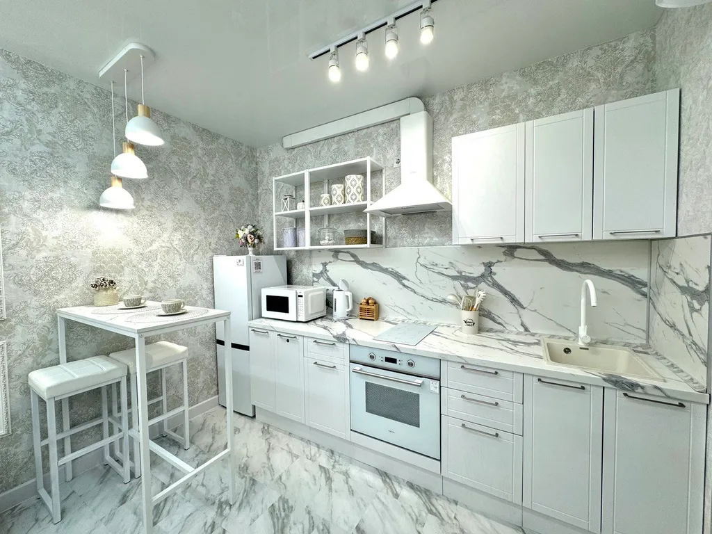 Апартаменты в античном стиле, гармония прошлого и настоящего