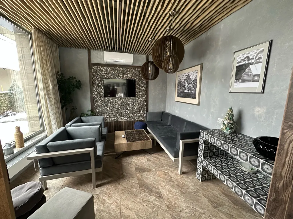 Апартаменты в Куб-терра, Голубой лён