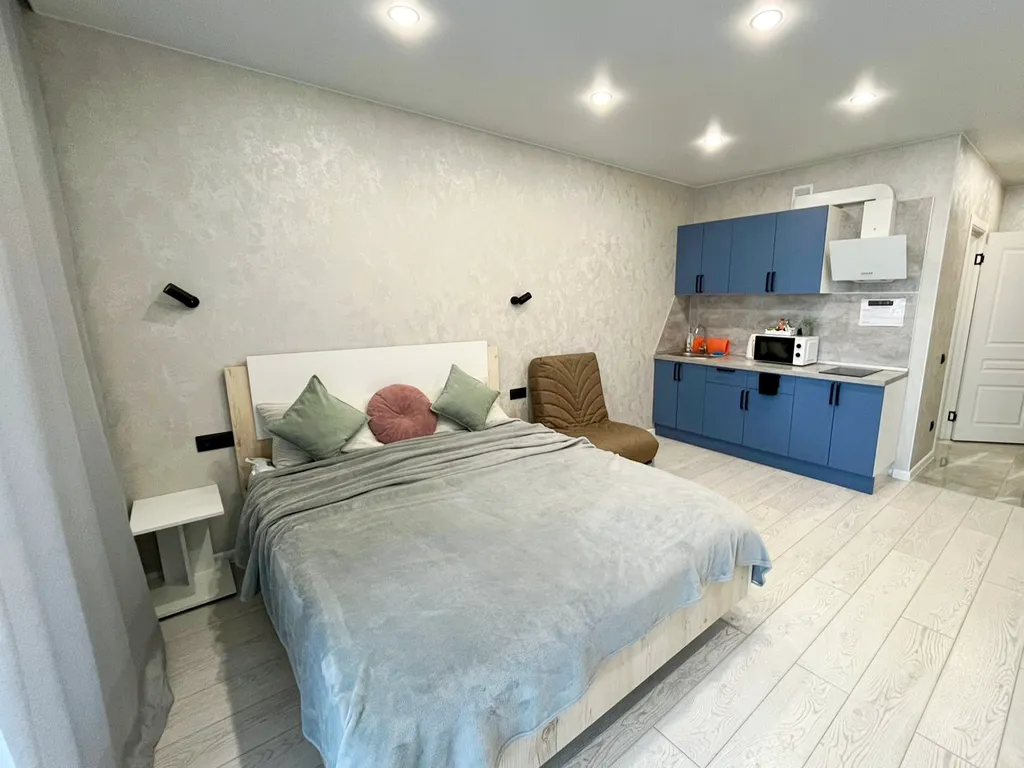 Квартира Квартира Уютная студия для вашего отдыха с парковочным местом — Шушары