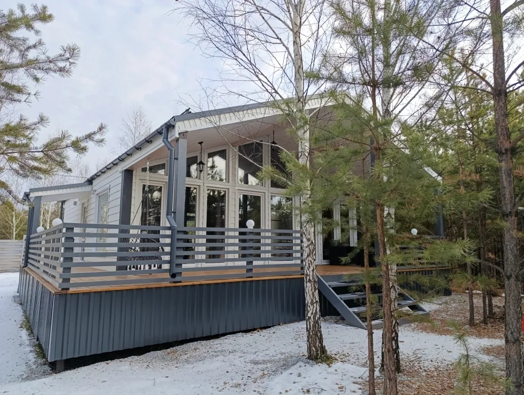 Дом с панорамными окнами