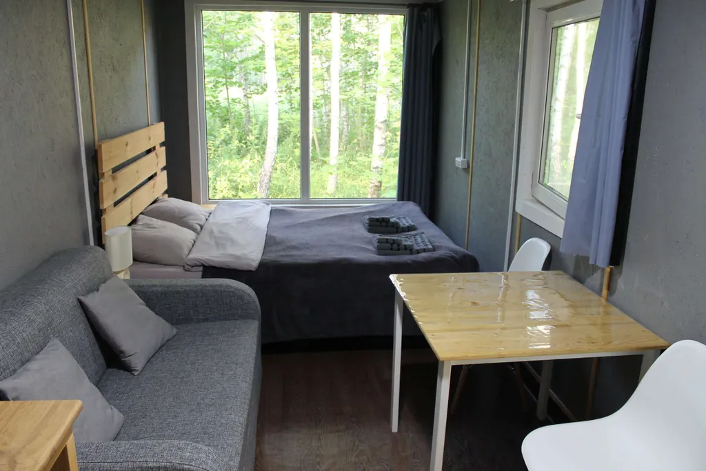 Модульный дом Береза на двоих