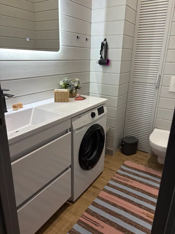 Коттедж Комфортный коттедж с сауной и купелью — Бугры