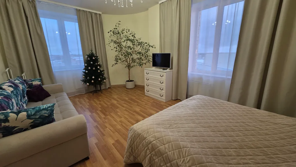 Просторная двухкомнатная квартира в центре города