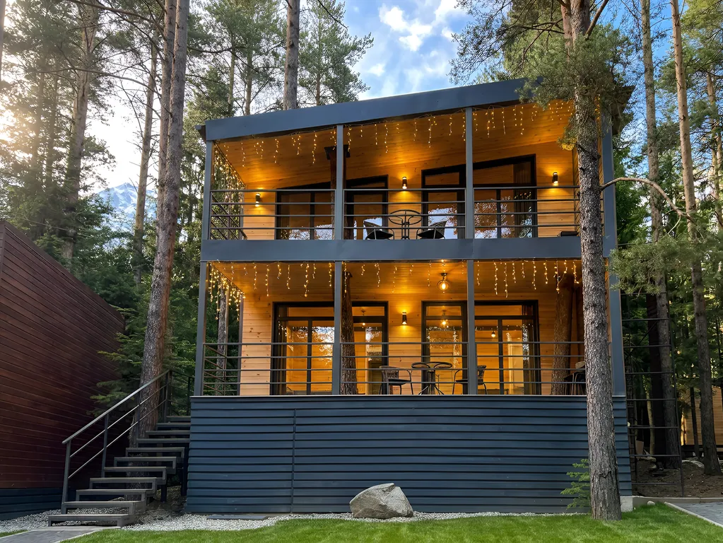 Дом 78m2 — чан, кухня, Wi-Fi
